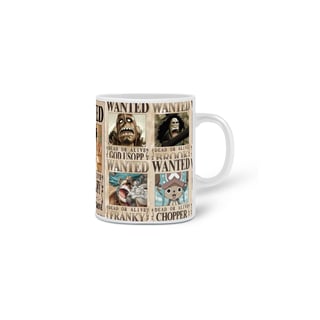 Nome do produto Caneca One Piece - Wanted