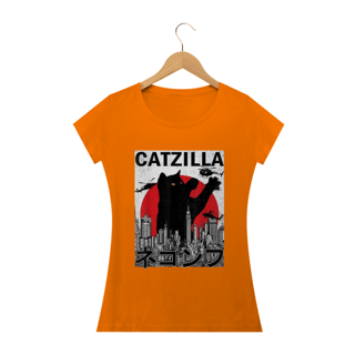 Nome do produto Camiseta Feminina Cats - Catzilla