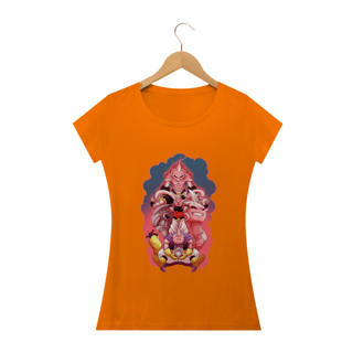Nome do produto Camiseta Feminina Dragon Ball - Majin Boo fases