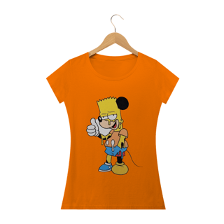 Nome do produto Camiseta Feminina Os Simpsons - Bart Mouse