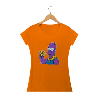 Nome do produto Camiseta Feminina Os Simpsons - Thanos Simpson
