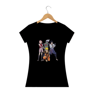 Nome do produto Camiseta Feminina Naruto - Time