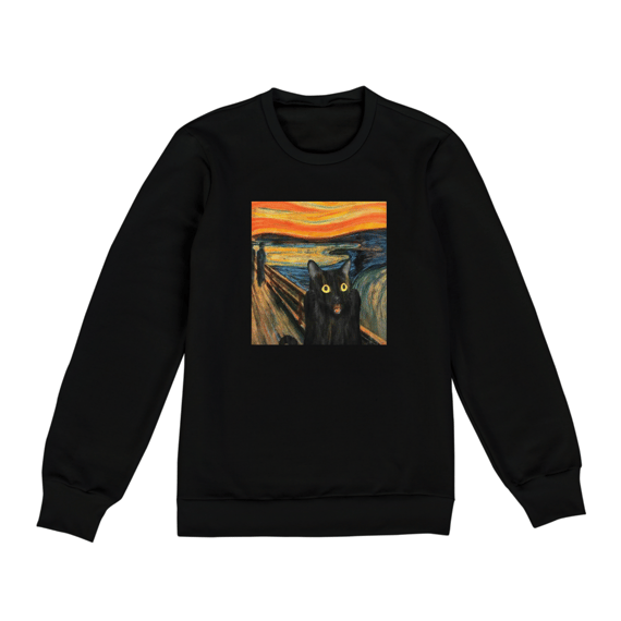 Moletom Cats - Assustado