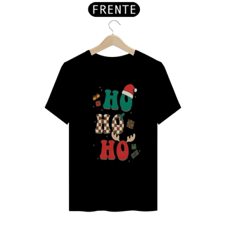 Nome do produto Camiseta Classica Natal - Ho Ho Ho