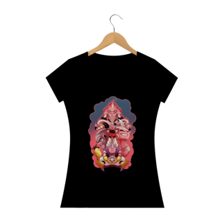 Nome do produto Camiseta Feminina Dragon Ball - Majin Boo fases