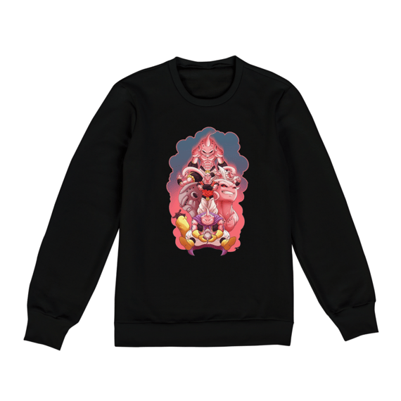 Moletom Dragon Ball - Majin Boo fases