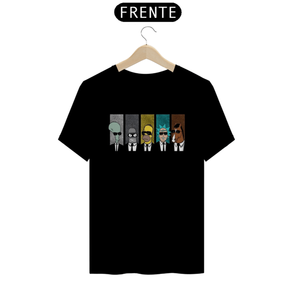 Camiseta Classica Meme - Homens de preto