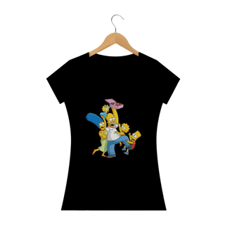 Nome do produto Camiseta Feminina Os Simpsons - Familia2