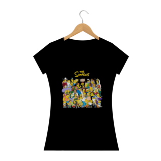 Nome do produto Camiseta Feminina Os Simpsons - Personagens
