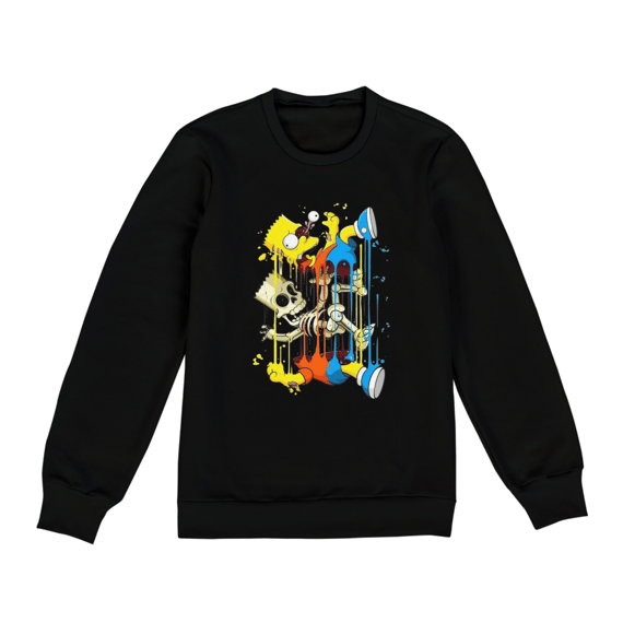 Moletom Os Simpsons - Bart Esqueleto