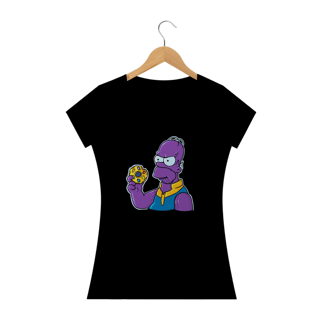 Nome do produto Camiseta Feminina Os Simpsons - Thanos Simpson
