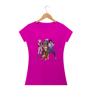 Nome do produto Camiseta Feminina Naruto - Time