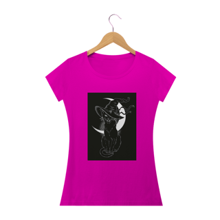 Nome do produto Camiseta Feminina Cats - Bruxa