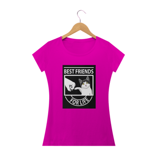 Nome do produto Camiseta Feminina Cats - Best Friends