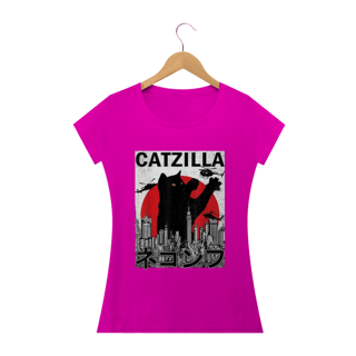 Nome do produto Camiseta Feminina Cats - Catzilla