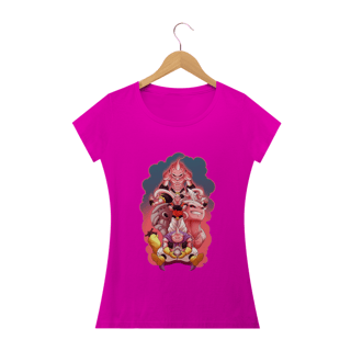 Nome do produto Camiseta Feminina Dragon Ball - Majin Boo fases