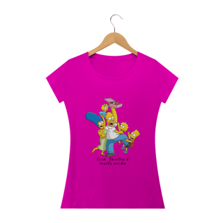 Nome do produto Camiseta Feminina Os Simpsons - Familia2