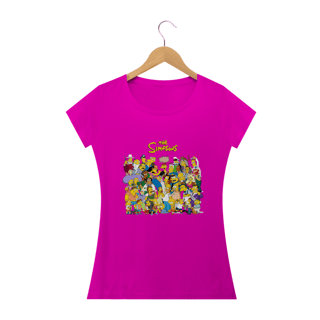 Nome do produto Camiseta Feminina Os Simpsons - Personagens