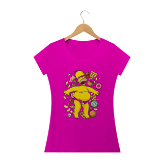 Nome do produto Camiseta Feminina Os Simpsons - Homer