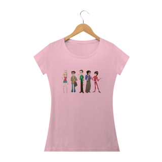 Nome do produto Camiseta Feminina - The Big Bang Theory (Elenco)