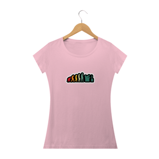 Nome do produto Camiseta Femina Gamer - Evolução