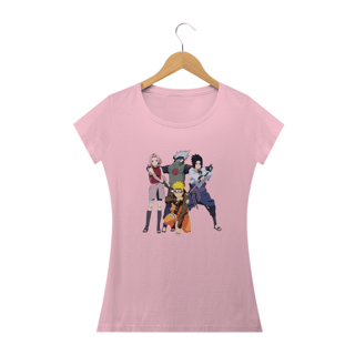 Nome do produto Camiseta Feminina Naruto - Time