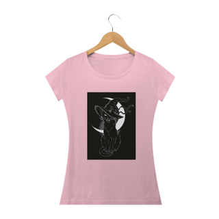Nome do produto Camiseta Feminina Cats - Bruxa