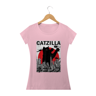 Nome do produto Camiseta Feminina Cats - Catzilla