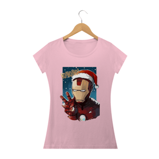 Nome do produto Camiseta Feminina Natal - Homem de Ferro
