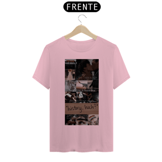 Nome do produto Camiseta Classica Vermelho Branco e Sangue azul  - History2