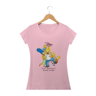 Nome do produto Camiseta Feminina Os Simpsons - Familia2