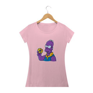 Nome do produto Camiseta Feminina Os Simpsons - Thanos Simpson
