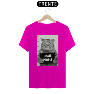 Nome do produto Camiseta Classica Cats - I Hate People