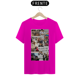 Nome do produto Camiseta Classica Vermelho Branco e Sangue azul 