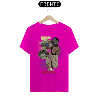 Nome do produto Camiseta Classica Vermelho Branco e Sangue azul - HUH?