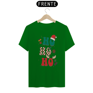 Nome do produto Camiseta Classica Natal - Ho Ho Ho