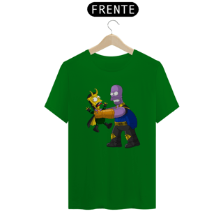 Nome do produto Camiseta Classica Os Simpsons - Thanos e Loki