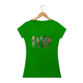 Nome do produto Camiseta Feminina - The Big Bang Theory (Elenco)