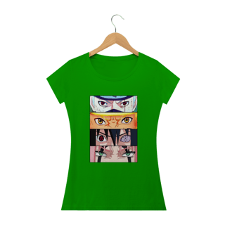 Nome do produto Camiseta Feminina Naruto - Time 7