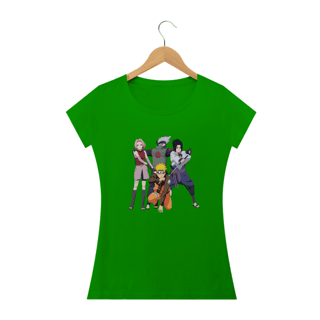 Nome do produto Camiseta Feminina Naruto - Time