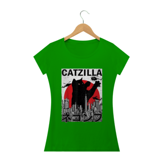 Nome do produto Camiseta Feminina Cats - Catzilla
