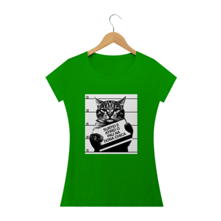 Nome do produto Camiseta Feminina Cats - Dona Chica
