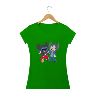 Nome do produto Camiseta Feminina Stitch - Mickey