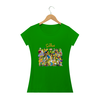 Nome do produto Camiseta Feminina Os Simpsons - Personagens