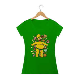 Nome do produto Camiseta Feminina Os Simpsons - Homer