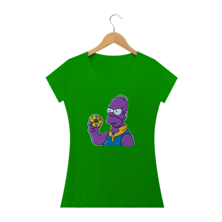 Nome do produto Camiseta Feminina Os Simpsons - Thanos Simpson