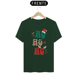 Nome do produto Camiseta Classica Natal - Ho Ho Ho