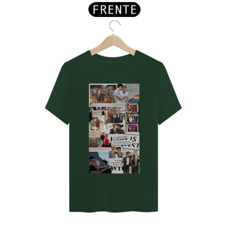 Nome do produto Camiseta Classica Vermelho Branco e Sangue azul 