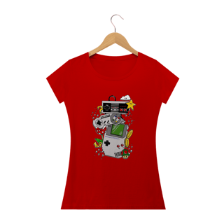 Nome do produto Camiseta Feminina Gamer - Controles