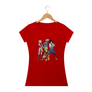 Nome do produto Camiseta Feminina Naruto - Time